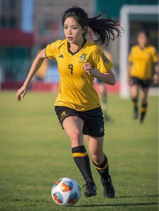 踢足球的美女(踢足球最漂亮的美女)