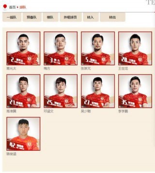 中超报名名单(2021中超报名表)