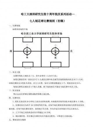 足球场上的规则(足球场上的规则科学活动)