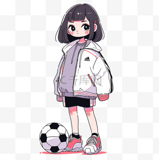 女生足球头像(足球女孩头像图片霸气)  第2张